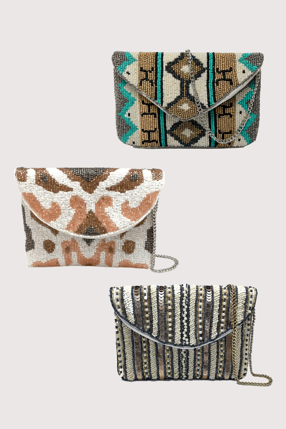 Set Of 3 Mini Clutches