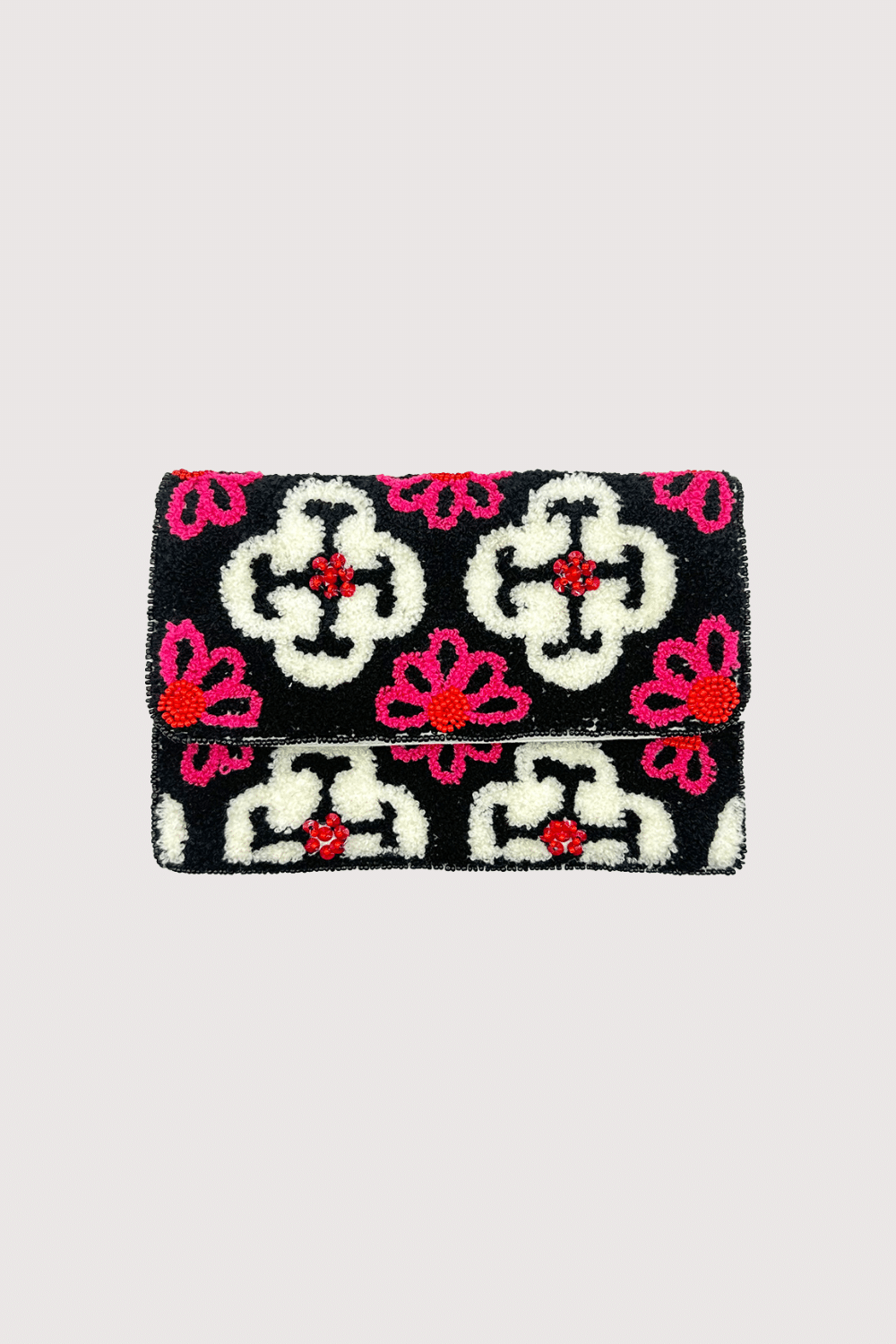 Medallion Towel Weave Mini Clutch