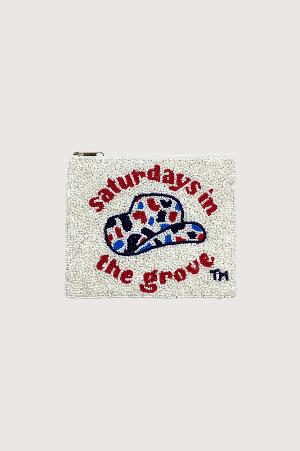 Saturdays In The Grove Beaded Pouch