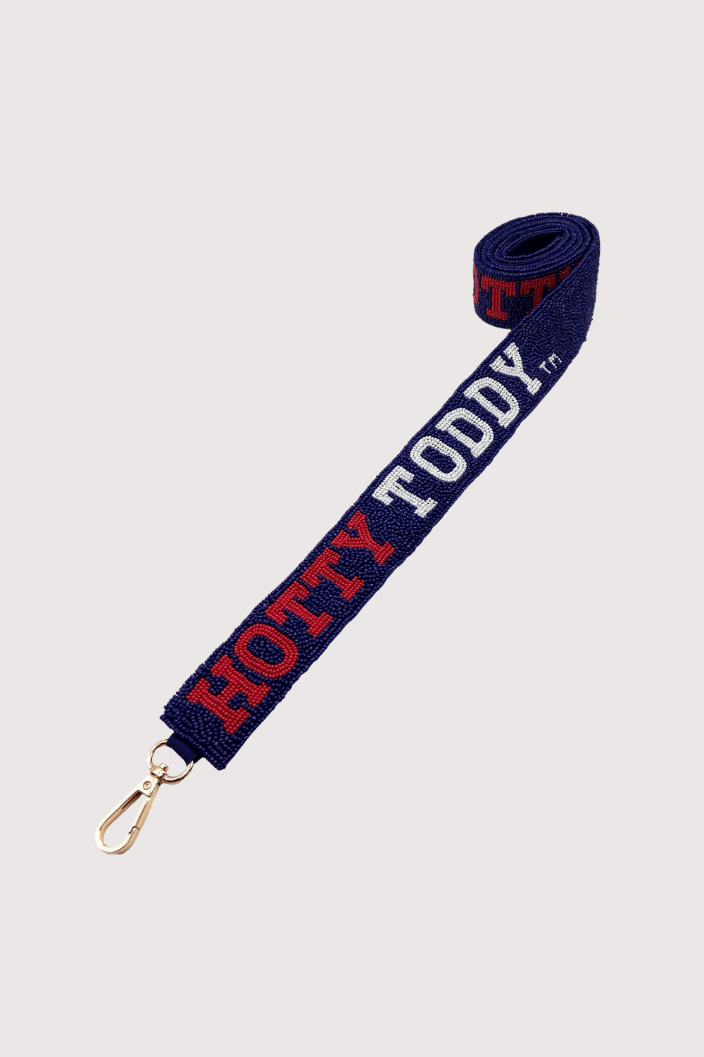 Blue Hotty Toddy Beaded Bag Strap