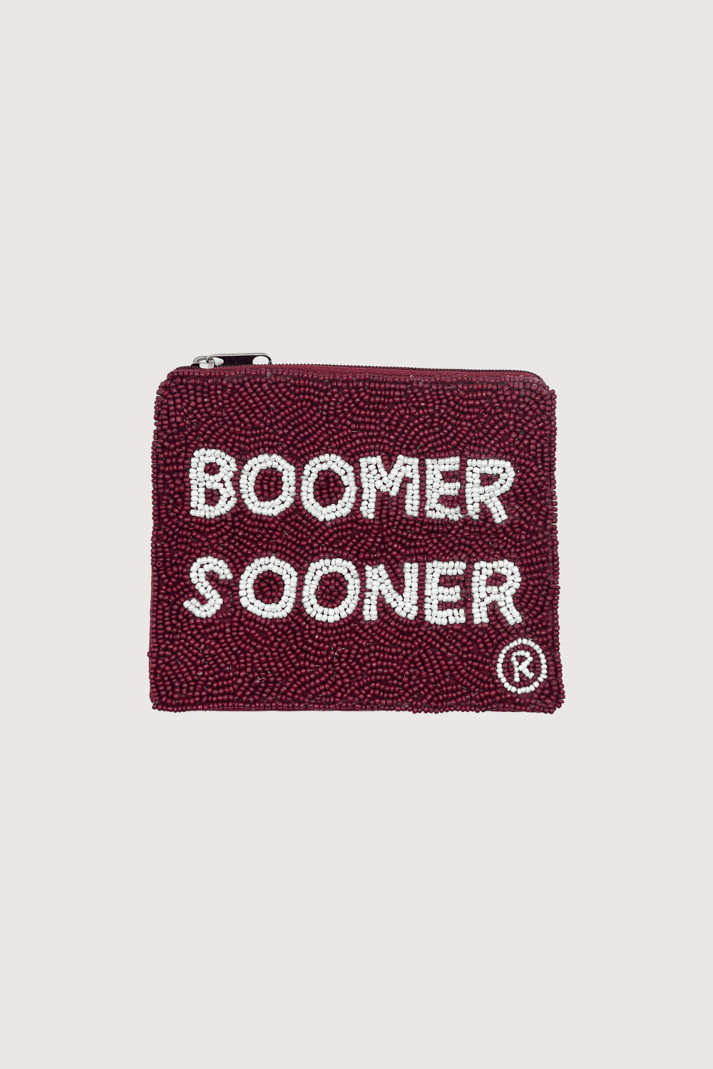 Boomer Sooner Beaded Pouch