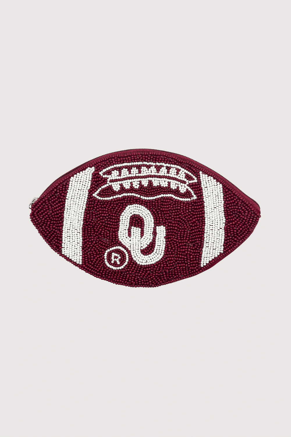 Ou Football Beaded Pouch