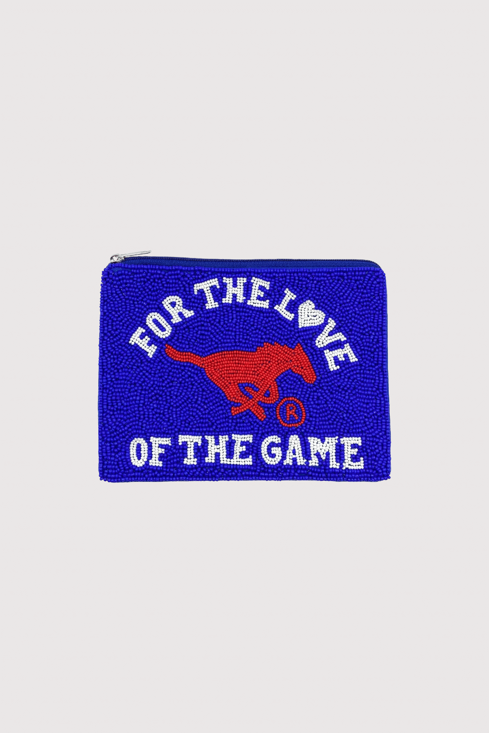 For The Love Of The Game Beaded Pouch