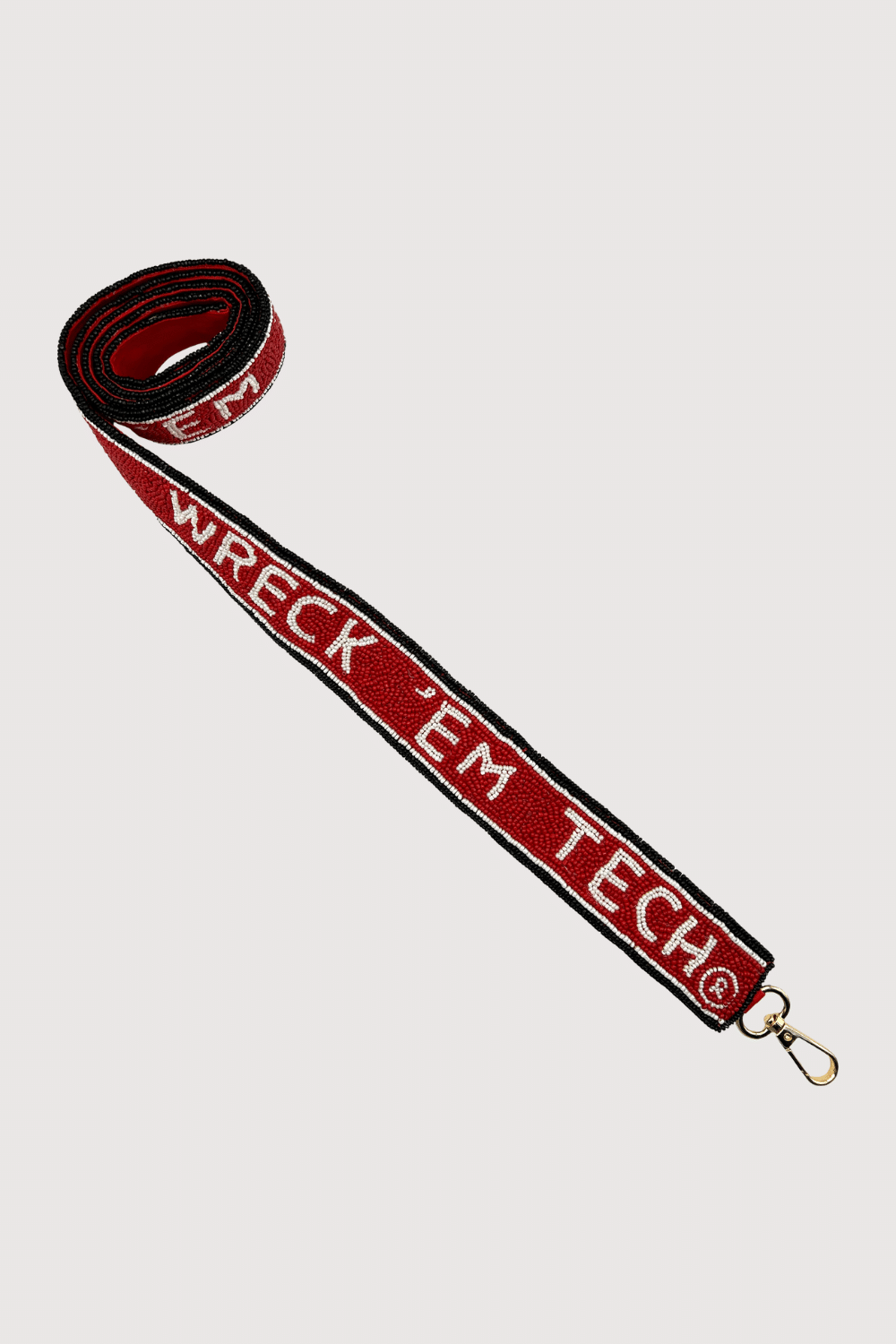 Wreck'Em Beaded Bag Strap