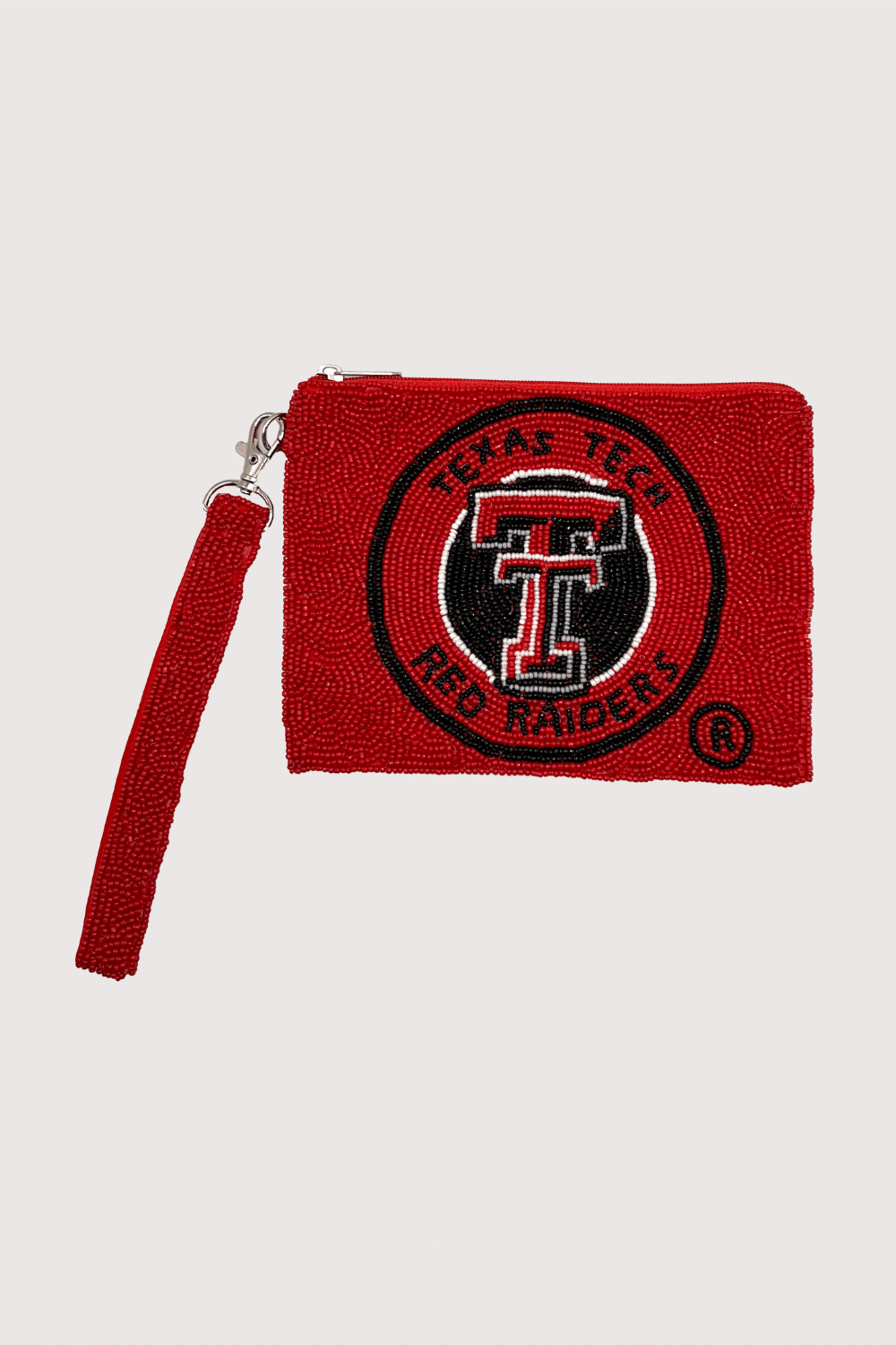 Texas Tech Beaded Wristlet