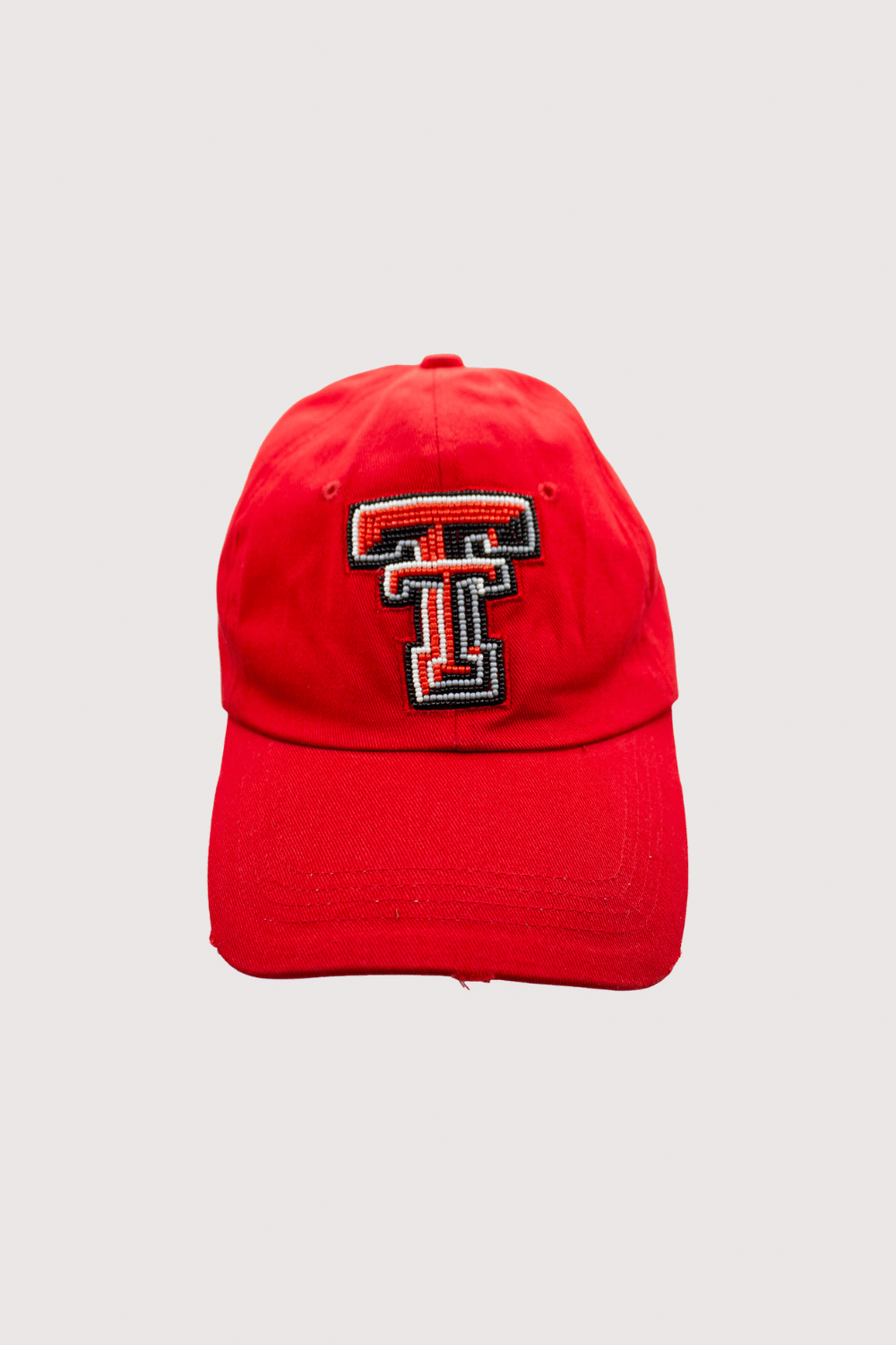 Texas Tech Adjustable Beaded Cap