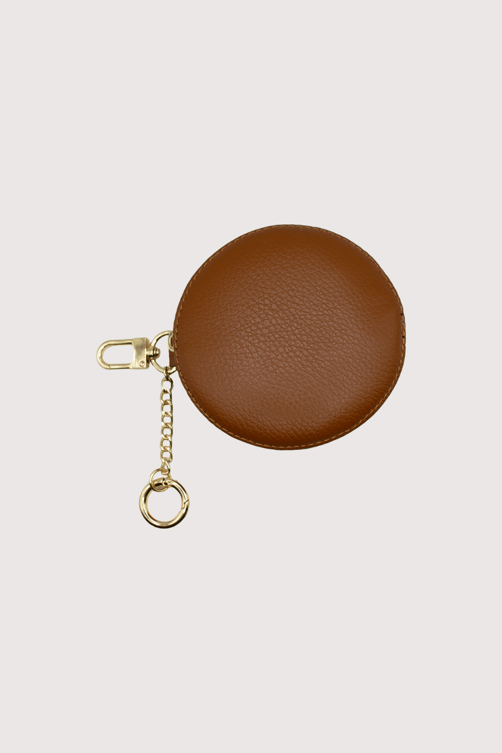 Genuine Leather Coin Keychain