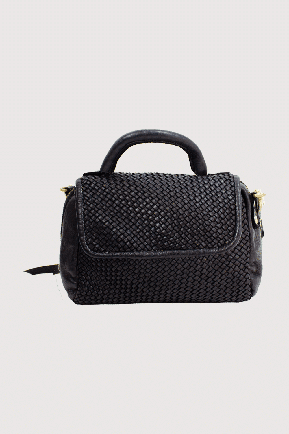 Italian Leather Woven Bag
