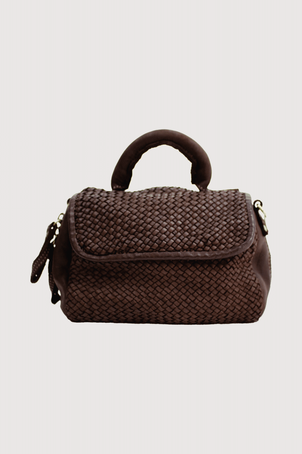 Italian Leather Woven Bag