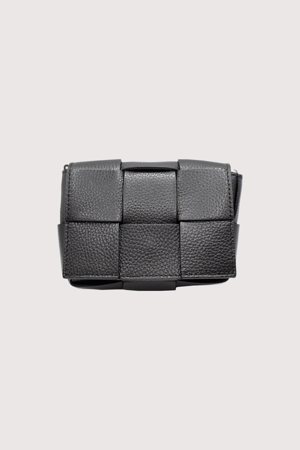 Italian Mini Leather Interwoven Shoulder Bag