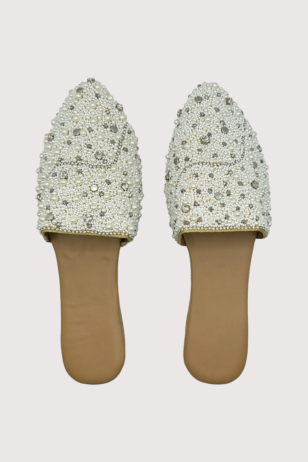 Beaded Mules Slippers